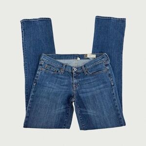 Low Rise Straight Leg Jeans